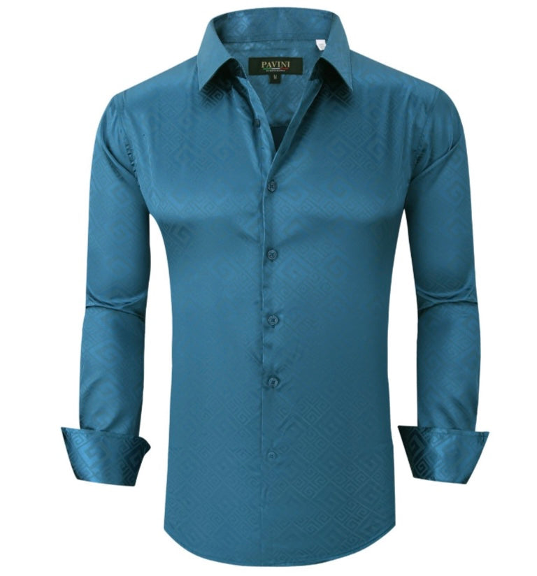 #PVLS100-01 SHIRT TEAL image 0