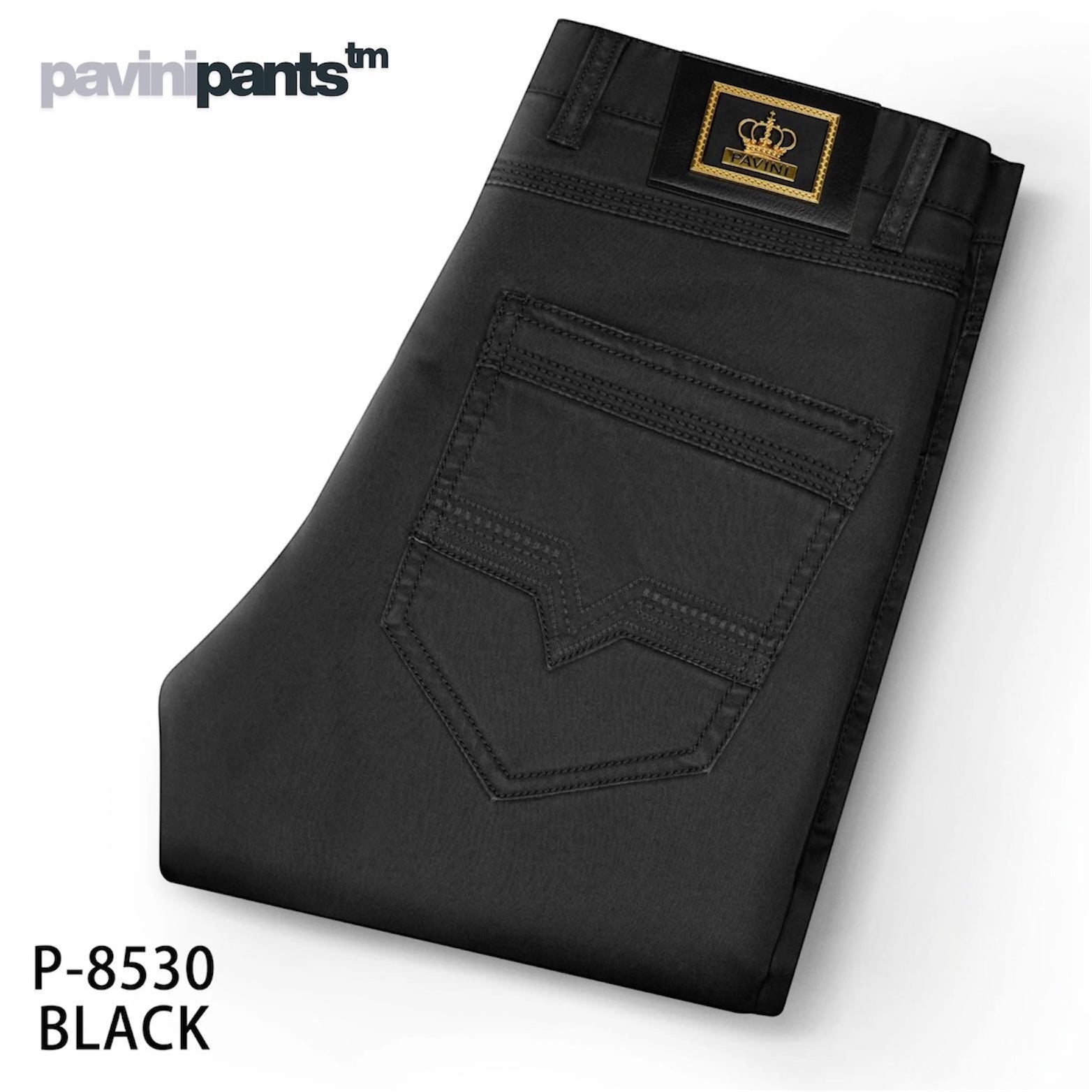 #P-8530 PANTS PAVINI BLACK