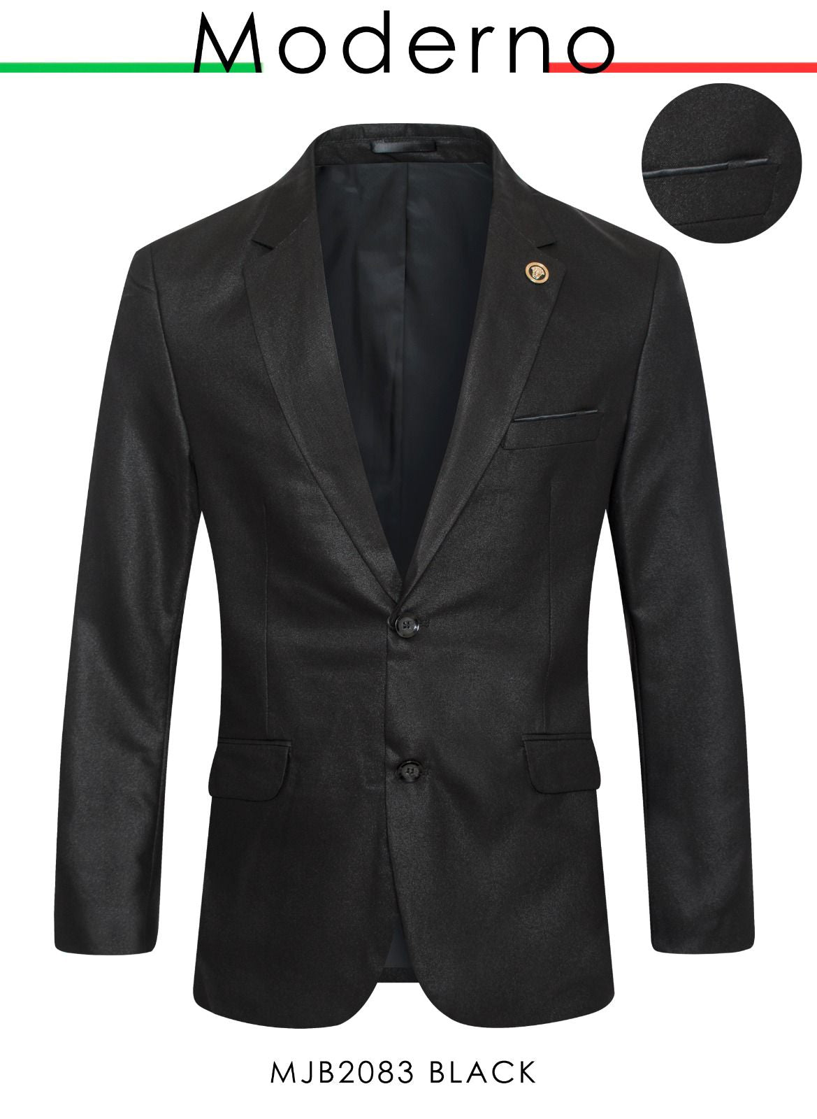 #MJB2083 BLACK MODERNO image 0