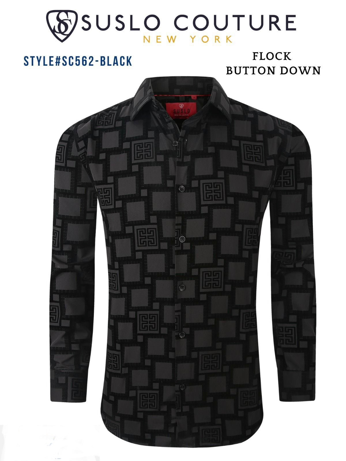 SC- 562 BLACK SHIRT LONG SLEEVE
