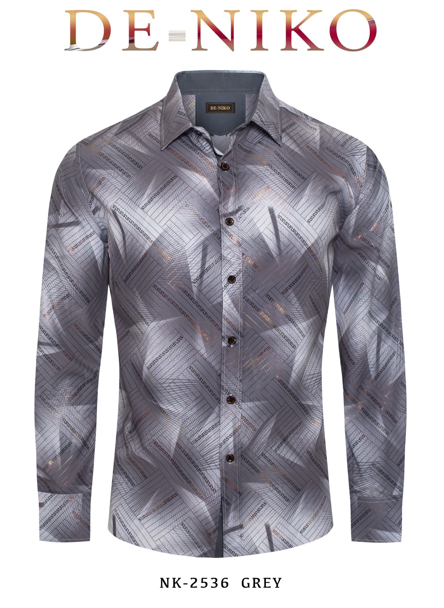 Nk- 2536 GREY SHIRT