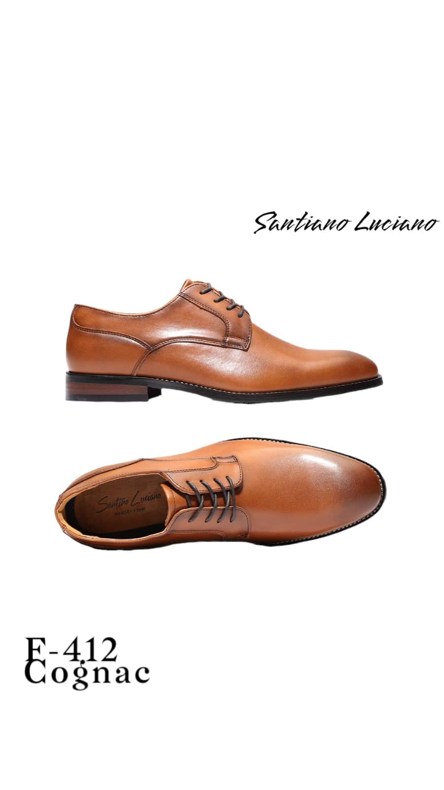 SHOES COGNAC #F-412 image 0