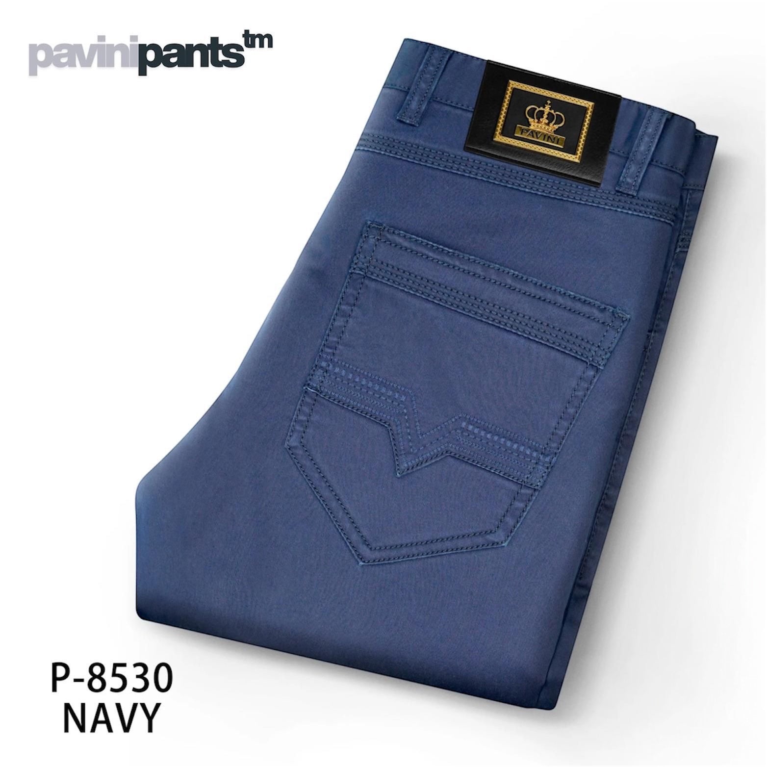 #P-8530 PANTS PAVINI NAVY
