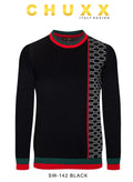 #SW-142 BLACK SWEATER CHUXX