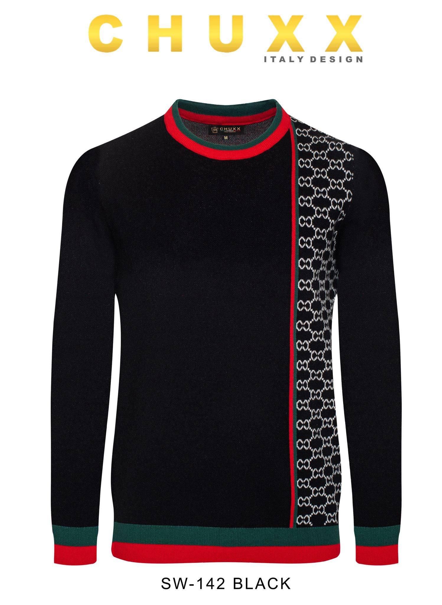 #SW-142 BLACK SWEATER CHUXX