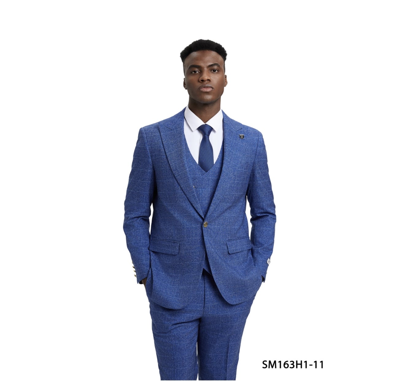SUIT BLUE #SM163H1-11 image 0