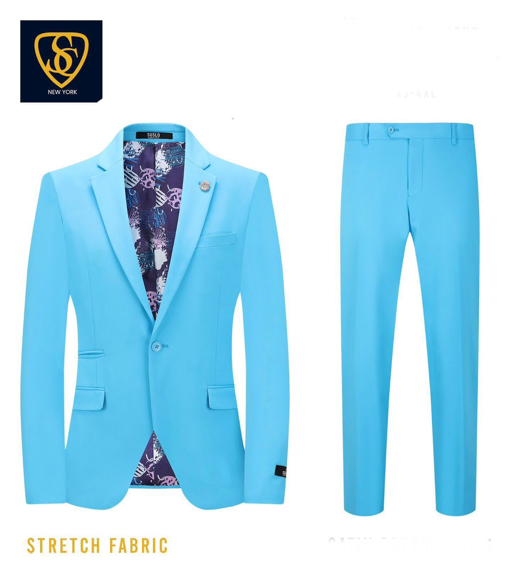 SL-604 SUIT SUSLO TURQUOISE