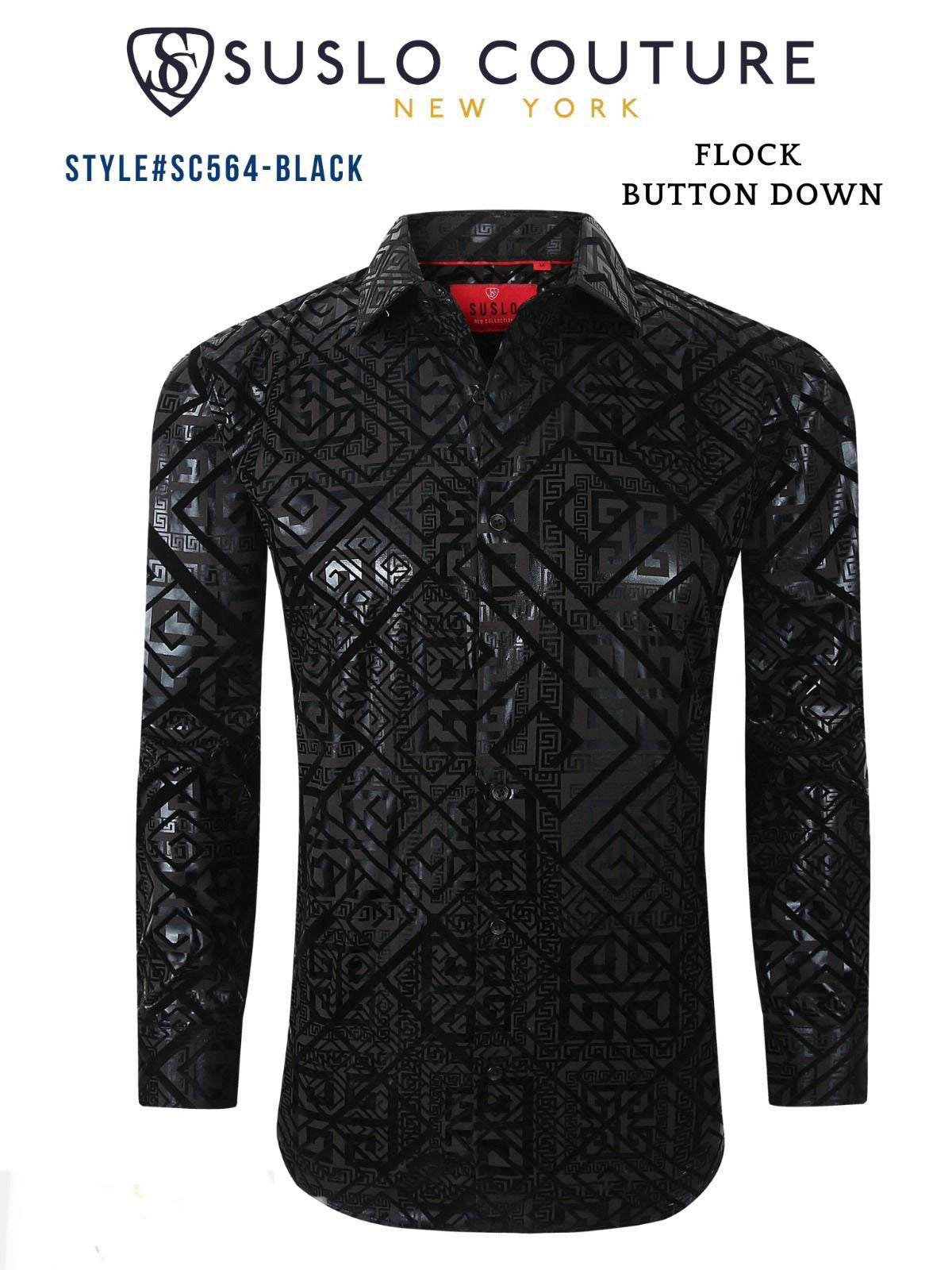 SC- 564 BLACK SHIRT LONG SLEEVE