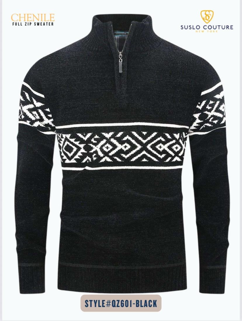 SWEATER BLACK SC #QZ601