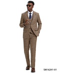 SUIT BROWN #SM162H1-01 image 0