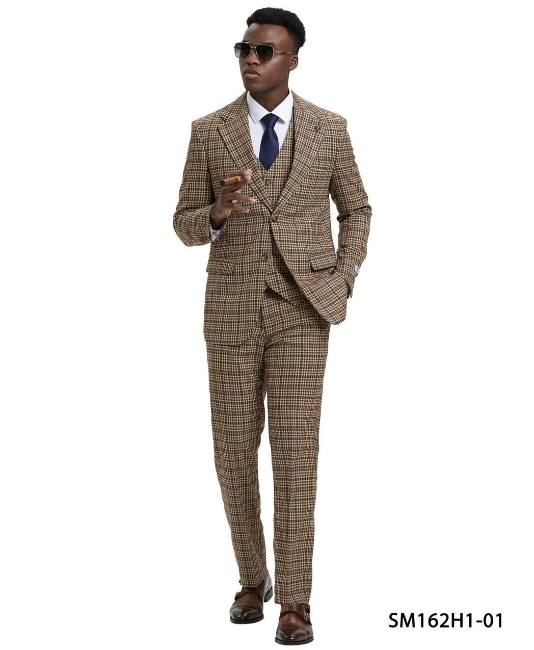 SUIT BROWN #SM162H1-01 image 0