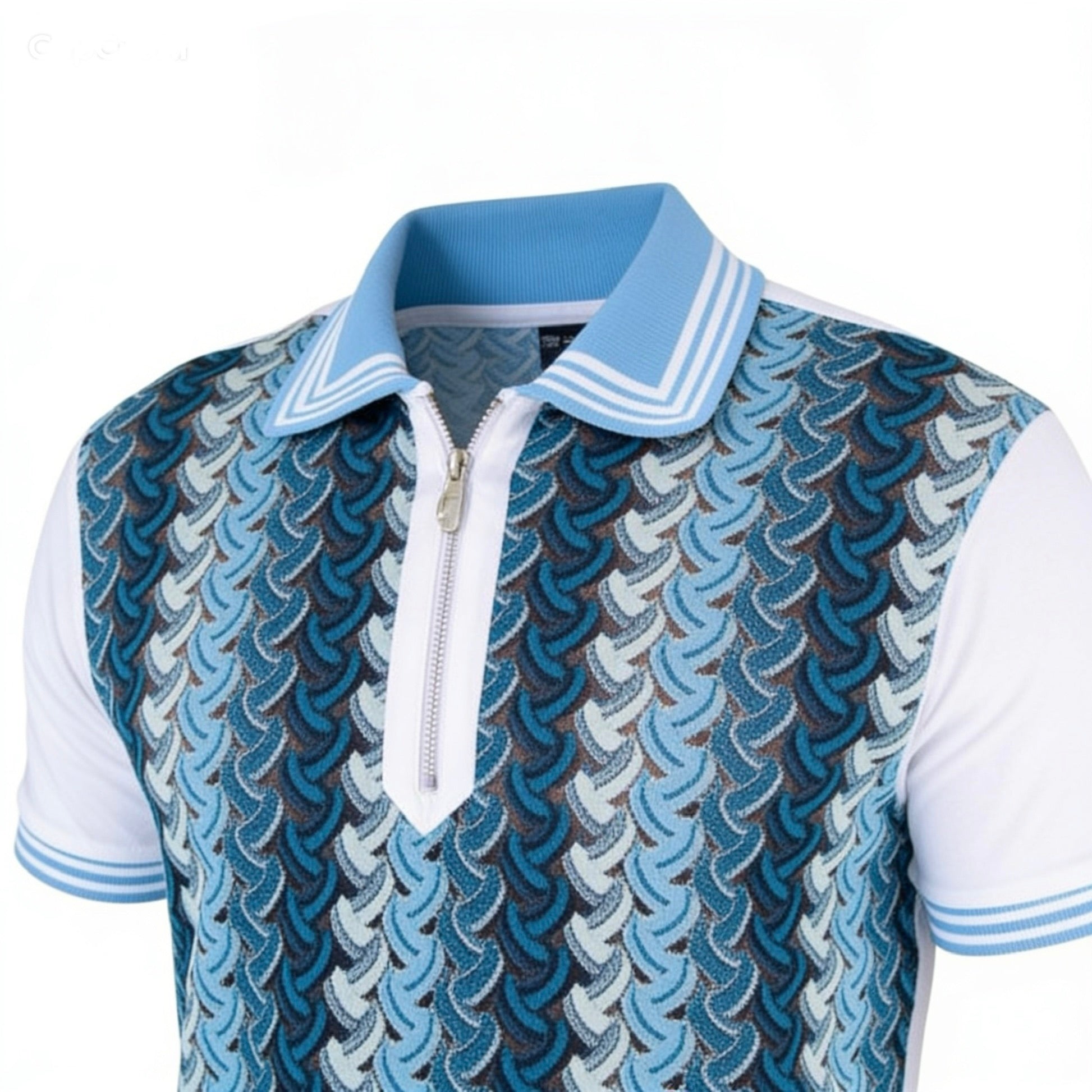 SP-26700 POLO WHITE/BLUE