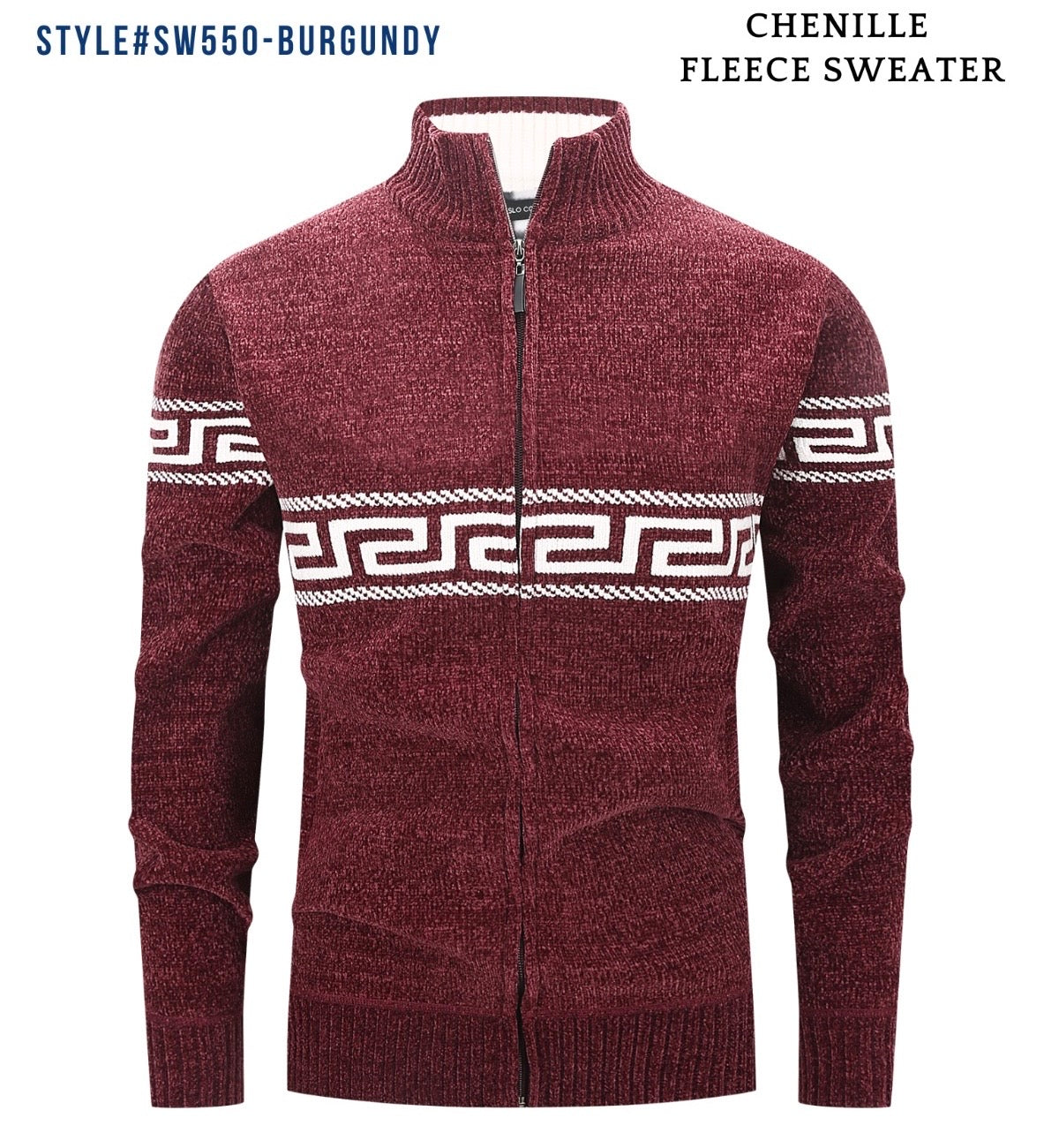 SWEATER BURGUNDY SC #550 image 0