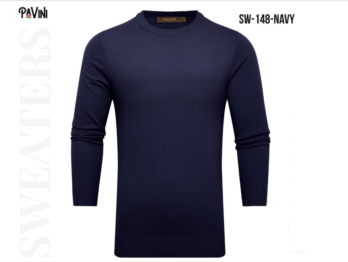 #148 NAVY SWEATER PAVINI image 0