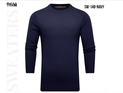 #148 NAVY SWEATER PAVINI image 0