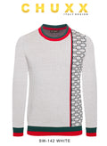 #SW-142 WHITE SWEATER CHUXX