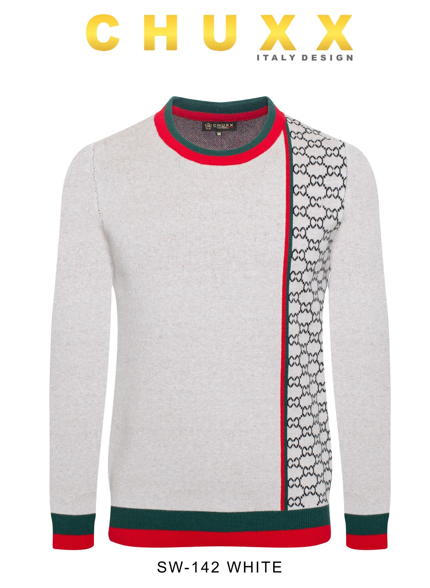 #SW-142 WHITE SWEATER CHUXX