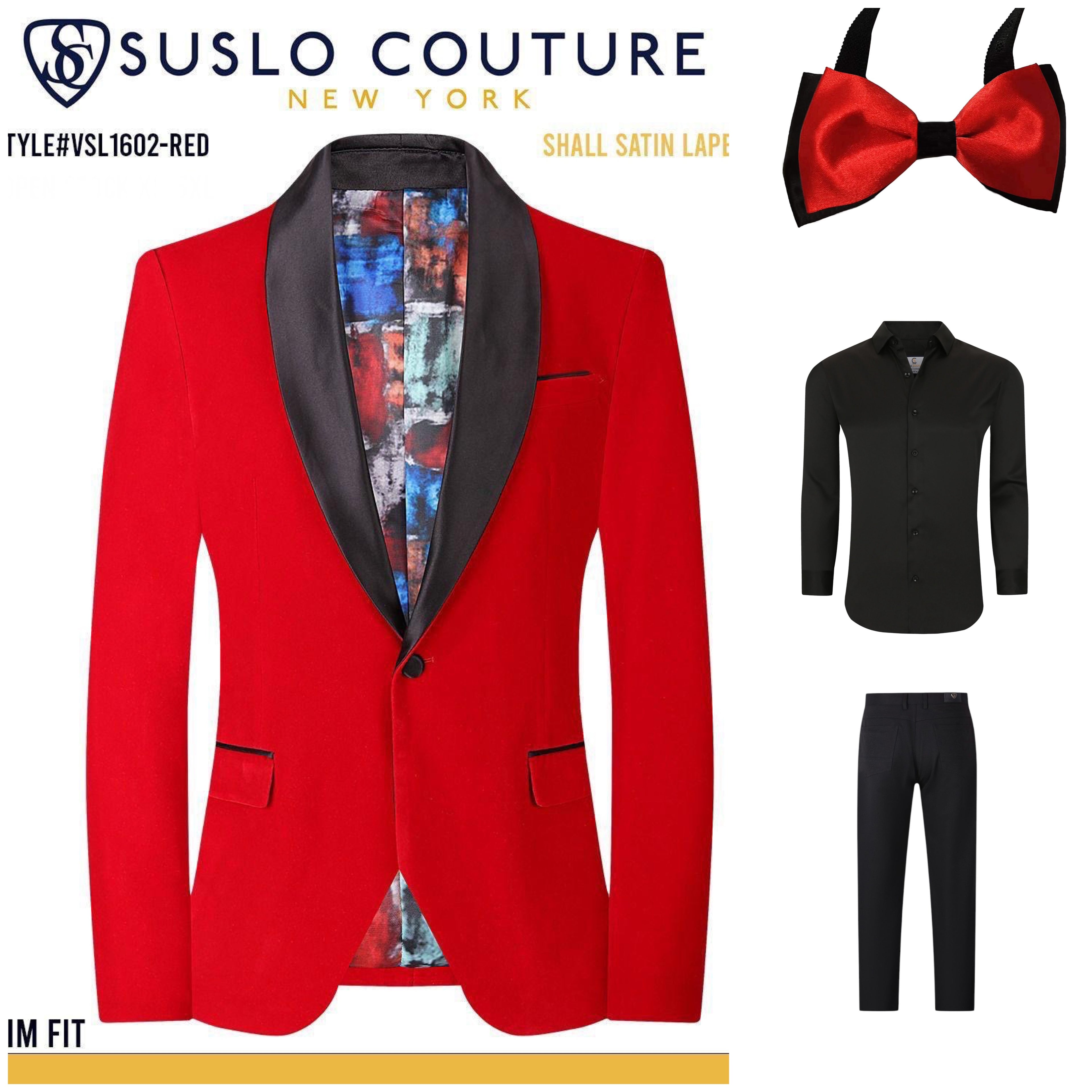 VSL-1602 SUIT SUSLO RED