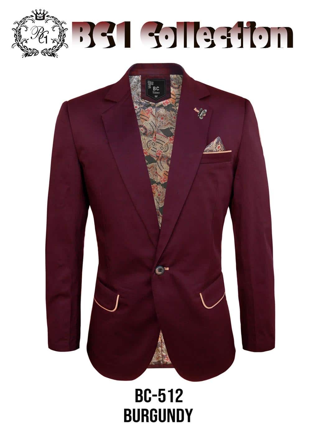 BLAZER BURGUNDY TM EXP #BC-512 image 0