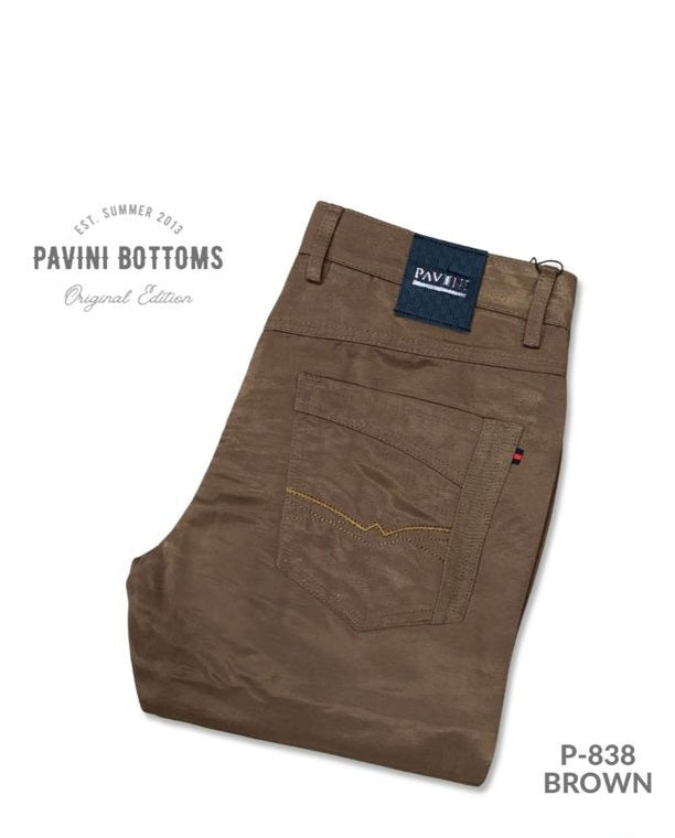 #P-838 PANTS PAVINI BROWN image 0