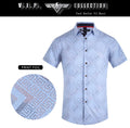 VIFOS-495 SHORT SLEEVE SHIRT BLUE