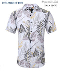 #HBC353 WHITE/YELLOW SHIRT SUSLO S/S image 0