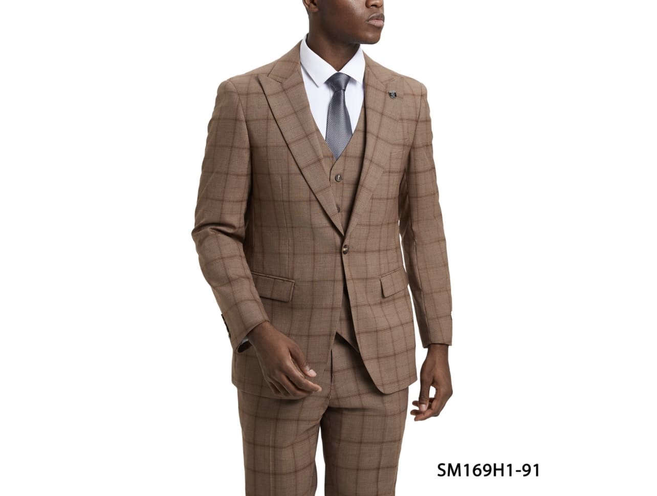 SUIT BROWN #169H1-91 image 1