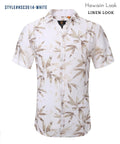 #HBC360 WHITE/BROWN SHIRT SUSLO S/S image 0