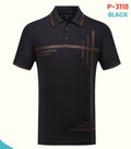 #P-3118 BLACK POLO PAVINI image 0