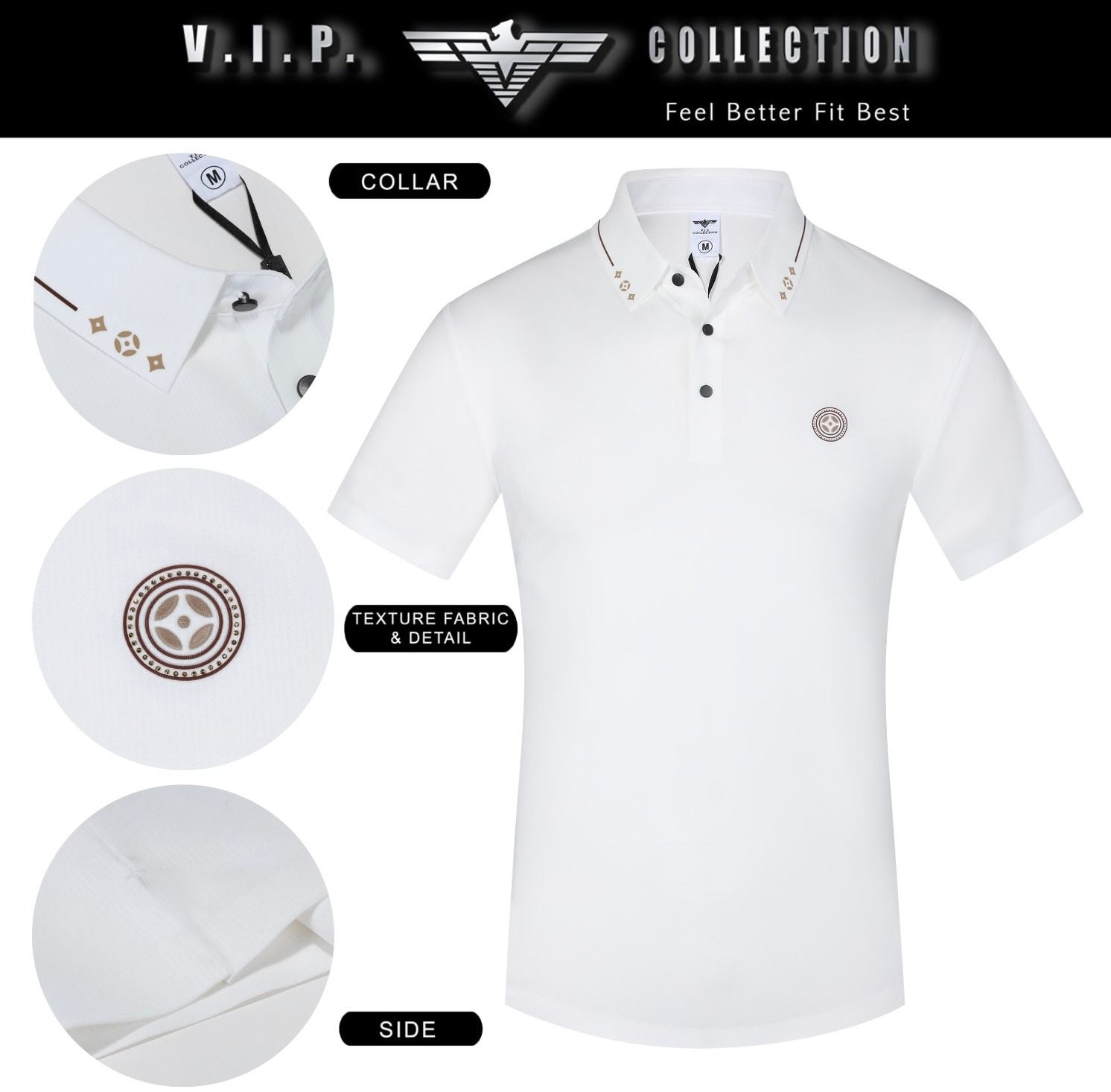 VP-826 POLO WHITE