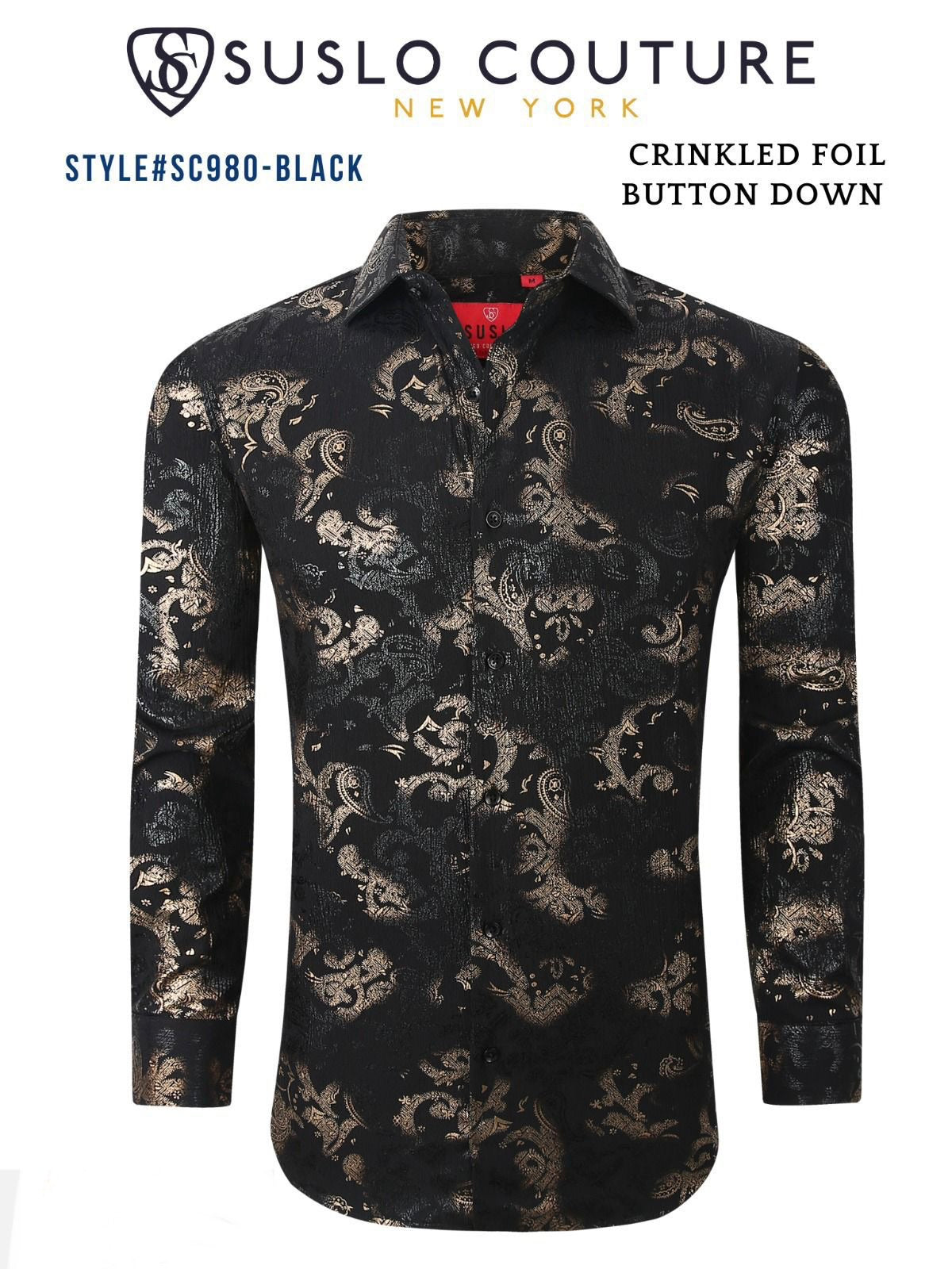 SC- 980 BLACK SHIRT LONG SLEEVE