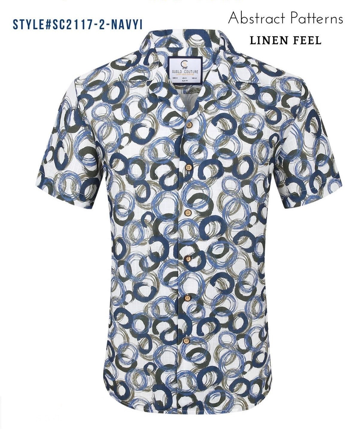 #SC-2117-2 BLUE SHIRT SUSLO S/S image 0