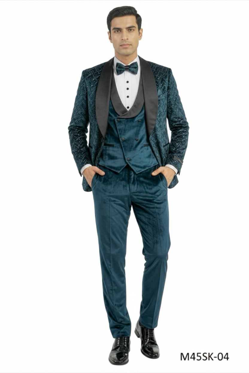 M-435-SK-04 SUIT TEAL
