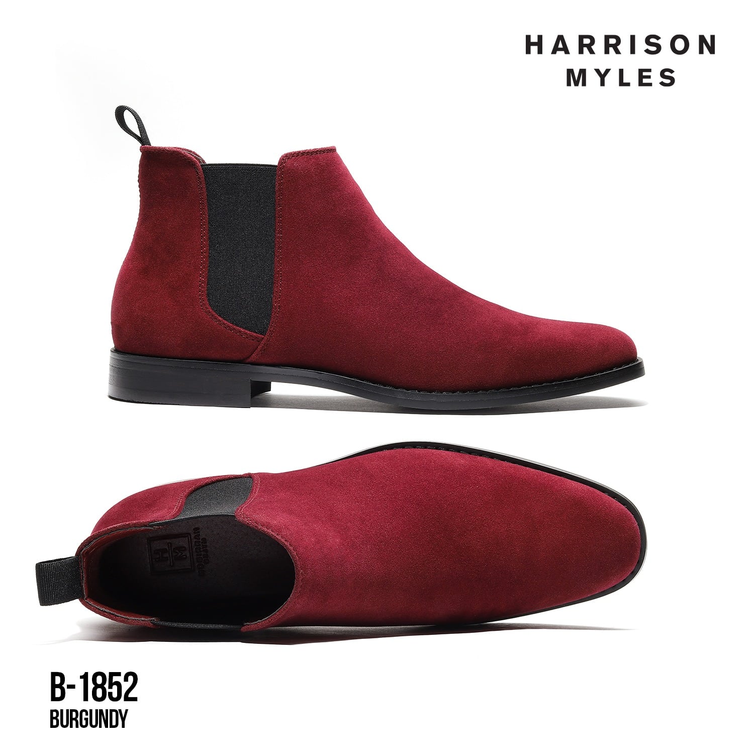 BOOTS BURGUNDY #B-1852 image 0