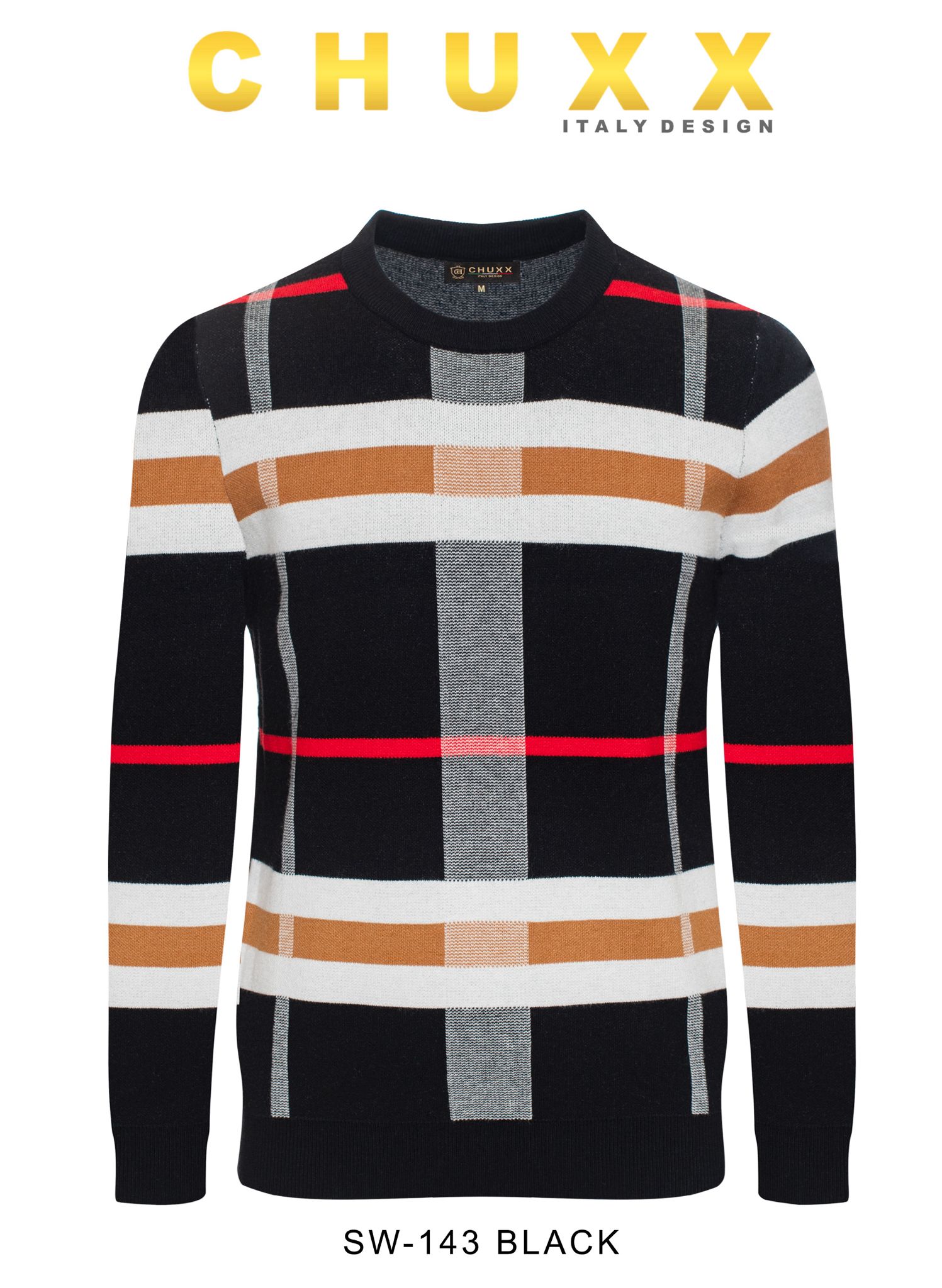 #SW-143 SWEATER BLACK CHUXX