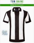 AX-24 POLO COFFEE/WHITE