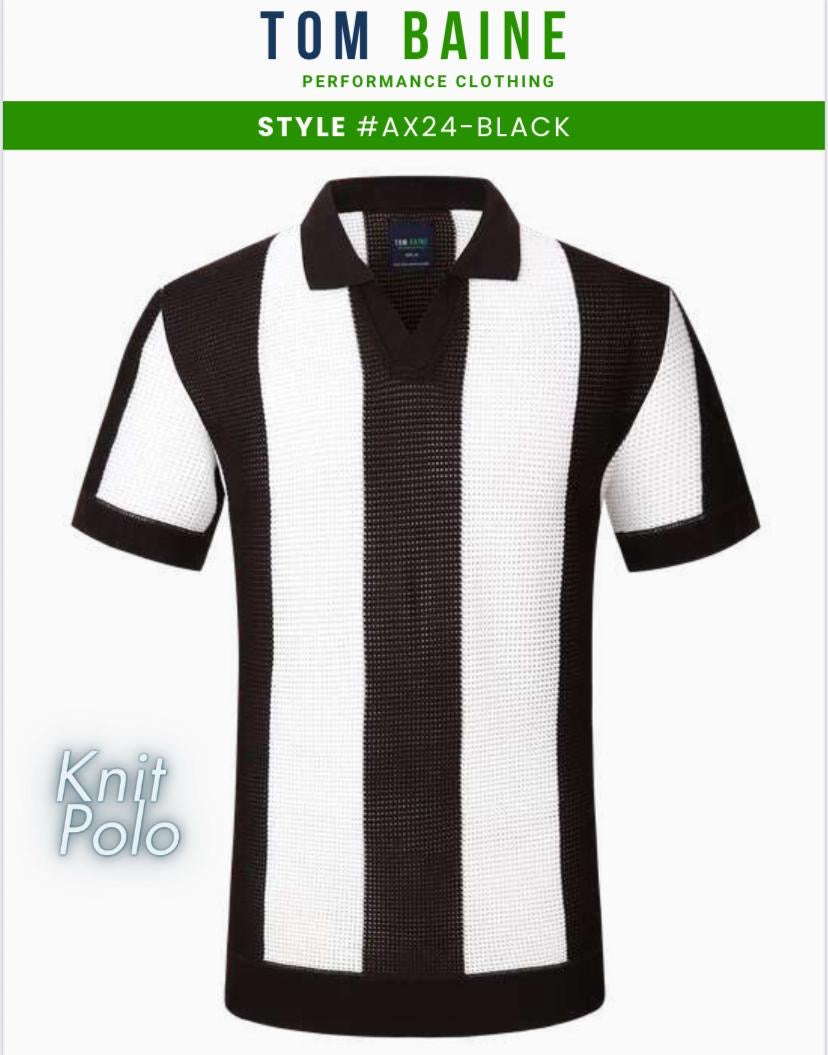 AX-24 POLO COFFEE/WHITE