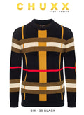 #SW-139 BLACK SWEATER CHUXX