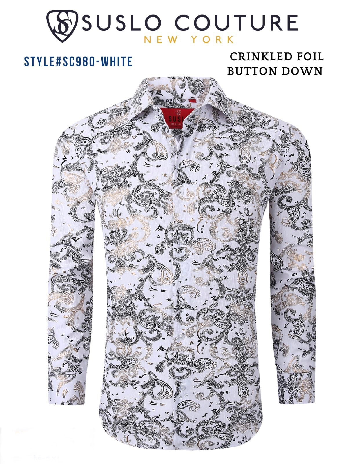 SC- 980 WHITE SHIRT LONG SLEEVE