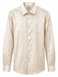SHIRT #FF-359 BEIGE DE-NIKO