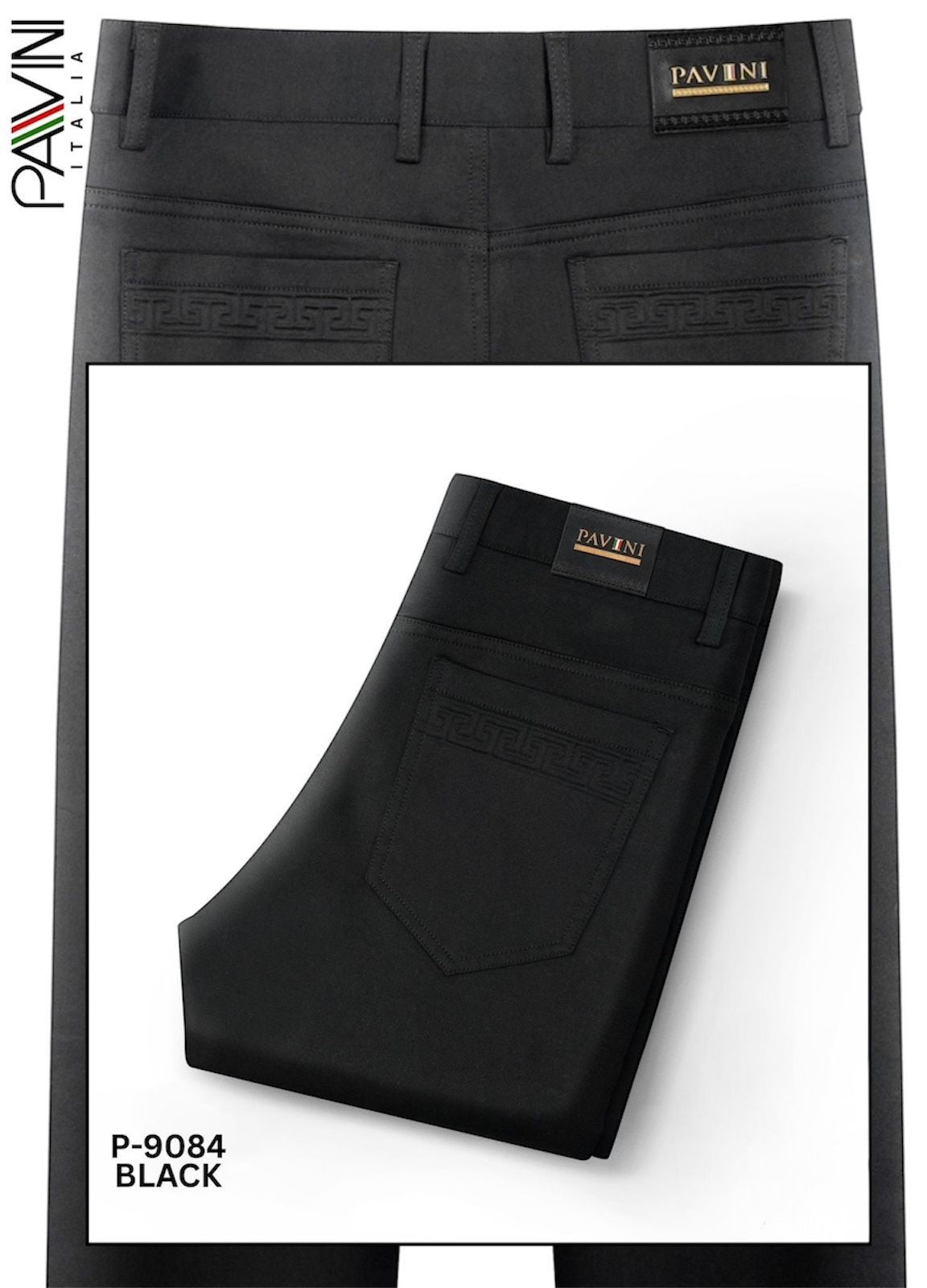#P-9084 PANTS PAVINI BLACK