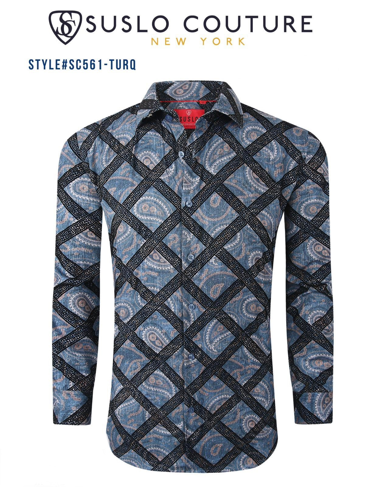 SC-561 BLUE SHIRT LONG SLEEVE