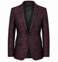 MJ-153-S-04 SUIT BURGUNDY