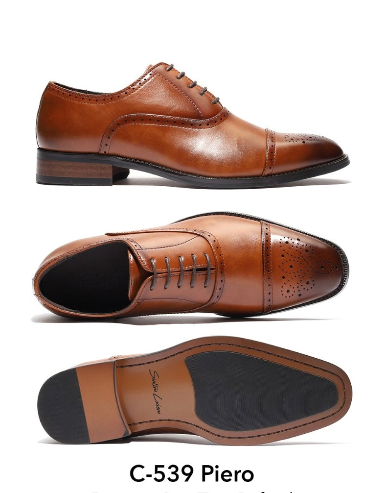 #P-539 SHOES COGNAC