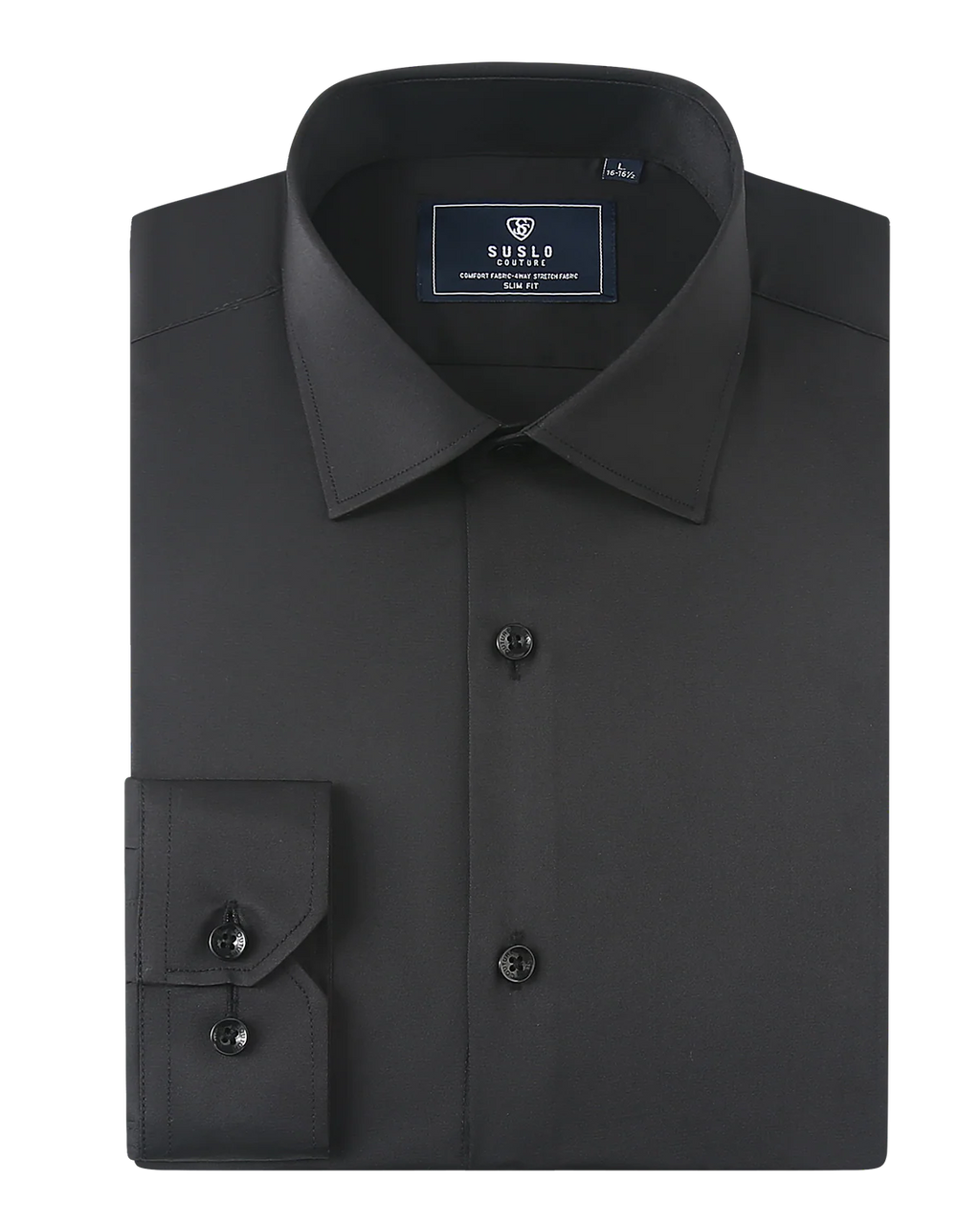 SC-701-2 BLACK SHIRT LONG SLEEVE