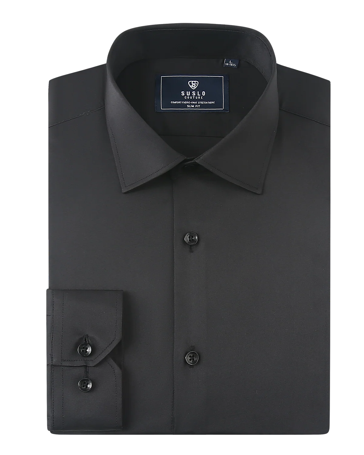 SC-701-2 BLACK SHIRT LONG SLEEVE