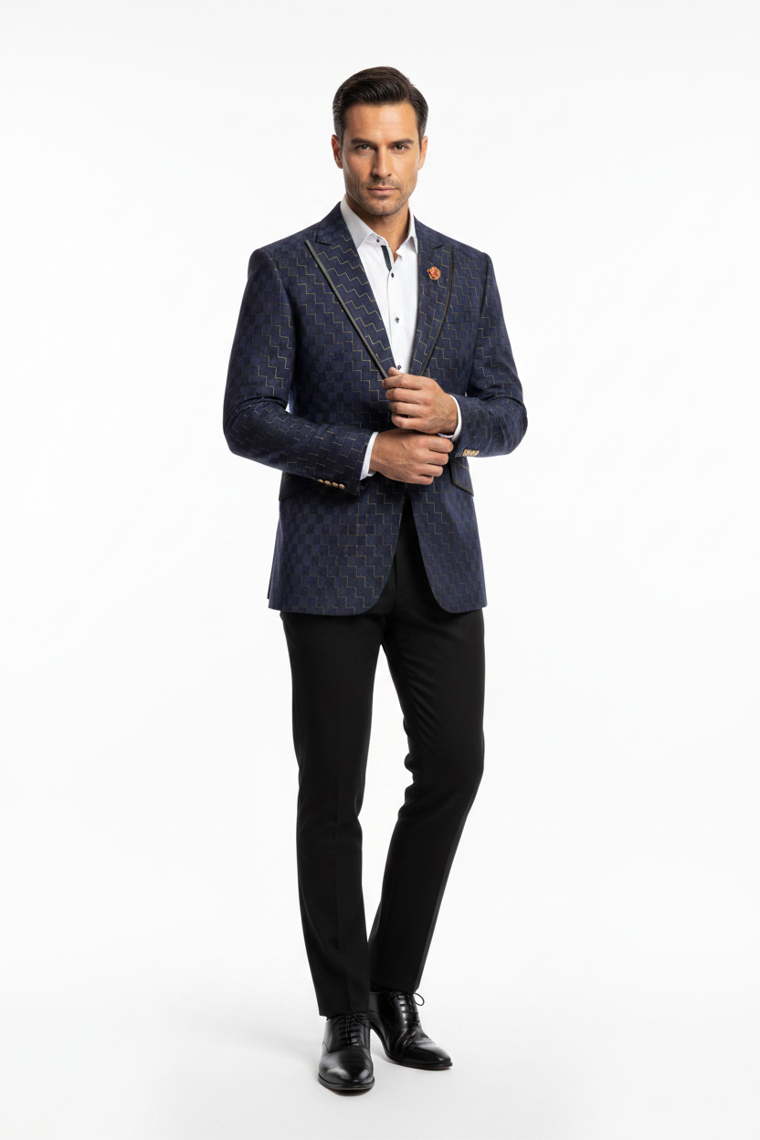 MJ-185-S-02 SUIT BLUE