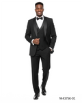 M-437-SK-01 SUIT BLACK