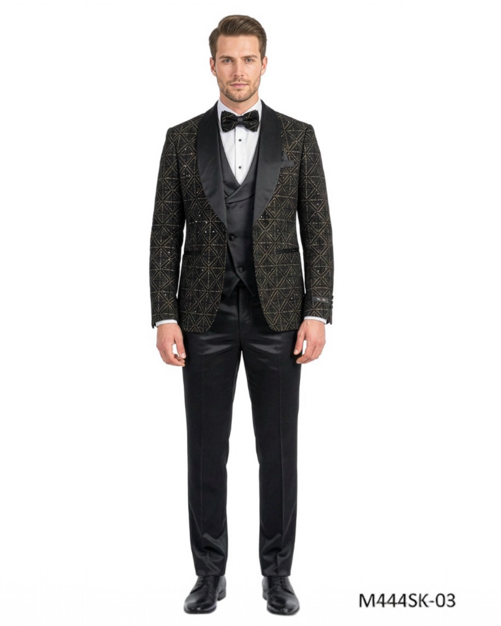 M-444-SK-03 SUIT BLACK