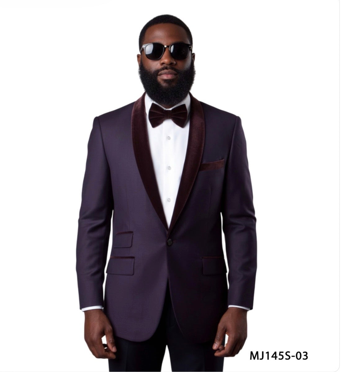 MJ-145-S- 03 SUIT PURPLE